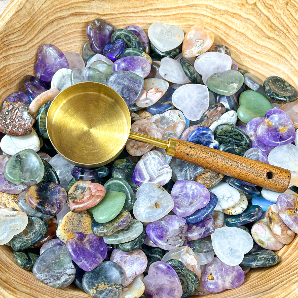 Mini Heart Worry Stone Scoop